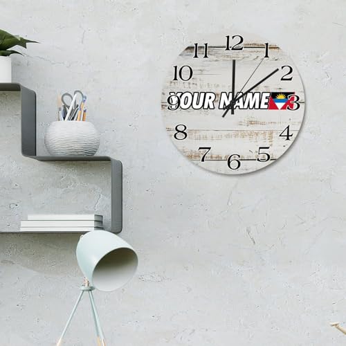 Horloge murale de ferme Antigua-et-Barbuda decoration salon style retro - 3