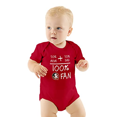 Image of Little King NCAA Short Sleeve-100% Fan- Bodysuit Romper-Infant Sizes 0-3M 6M 12M 18M
