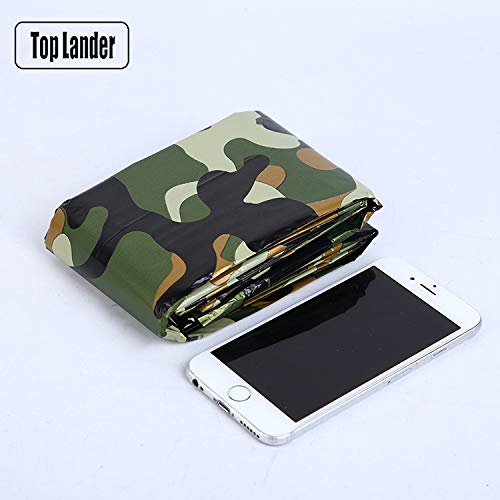 Saco de dormir, Andoer Saco de dormir camuflagem de sobrevivência. Cobertor de emergência para camin