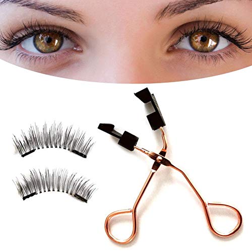 Magnetic Eyelashes Curler Set, Magnetic Eyelash Partner, Magnetic Quantums Magnetic Eyelash Curler Set, Quantum Soft Magnetic False Eyelashes for Women