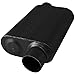 Flowmaster 8043043 40 Series Muffler 409S - 3.00 Offset IN / 3.00 Offset OUT - Aggressive Sound, Black