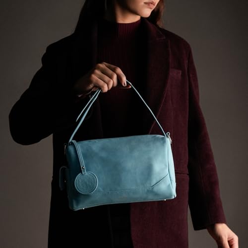 Image of Theater Bonbon Crossbody Duffle Bag for Women Structured Shoulder Handbag with Adjustable and Detachable Strap