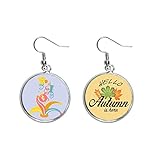 Größe: Ohrring-Größe: Durchmesser 2,7 cm, Dicke 0,2 cm