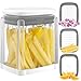 Potato Chipper Chip Cutter French Fry Cutter for Potatoes, 3 in 1 Fast Cutting Potato Chip for French Fries, Food Dicer Chop Box for Vegetables Fruits