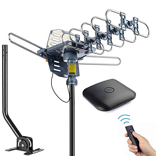 PBD Outdoor Digital HD TV Antenna 150 Miles Motorized 360 Degree Rotation