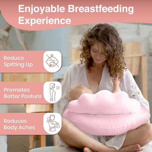 Image of PILLANI Nursing Pillow, Breastfeeding Pillows for Enhanced Safety & Comfort for Mom & Baby, Removable Cotton Cover, Adjustable Waist Strap, Breastfeeding Essentials, Baby Registry Search