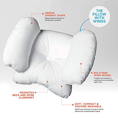 Almohada cuña espuma viscoelástica estándar suave blanca miniatura 2