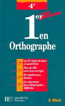 Paperback Premier en orthographe, 4e [French] Book