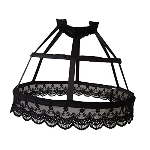 Jupon femme cerceau cage Baoblaze à volants et ourlet ample pour robe