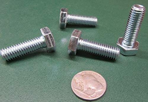 Class 8.8 Zinc Steel Bolts FT M10 x 1.5 mm x 30 mm Long 50 pcs