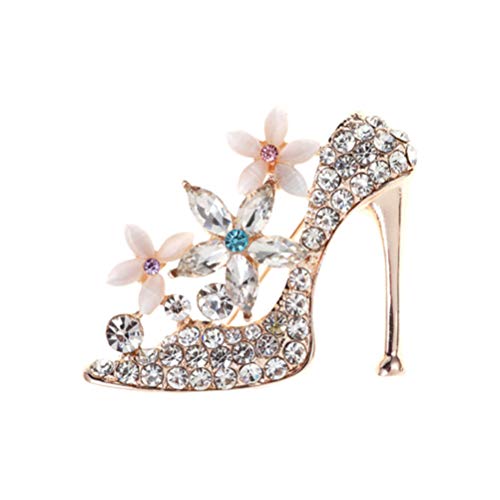 NUOBESTY 1Pc Broche de Tacón Alto Broche Elegante Broche Elegante Cover