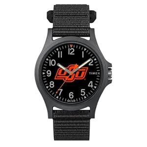 Timex Men’s Collegiate Pride 40mm Watch – Oklahoma State Cowboys with Black FastWrap Strap