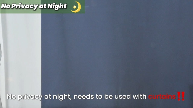 Coavas One Way Privacy Window Film, Heat Control Window Tint for Home, Sun Blocking Reflective Window Film See Out Not in, Anti UV Static Cling for Windows Office Door (Black, 17.5 x 78.7 inches)