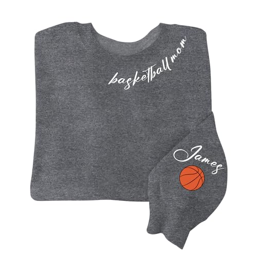 Basketball Mom Shirt, Basketball Mother Of A Basketball Player, Basketball Mom Embroidered Shirt, Basketball Mom Embroidered Crewneck Sweatshirt Hoodie Tshirt4