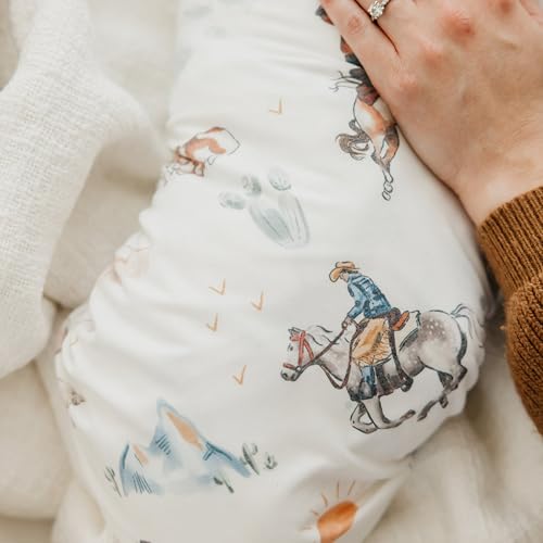 Image of Copper Pearl Swaddle Blankets for Newborns | Soft Stretchy Receiving Blankets for Boys and Girls | Large 46 x 46 Inch Baby Blankets | Lightweight and Breathable Swaddles | Boone