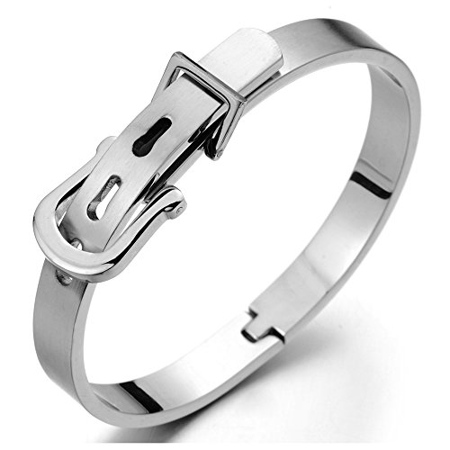 COOLSTEELANDBEYOND Fibbia, Bracciale da Uomo