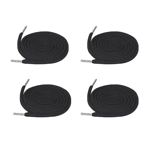 4 Piezas, Cordones Botas De Montaña Cordones Zapatillas Deporte Extremo De Metal, Antideslizante, Suave, Delicado, 1,3 Metros De Largo, Apto Para Todo Tipo De Pantalones, Zapatos, Sudaderas Con Capuch