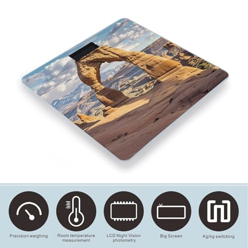 Báscula digital de baño Arches National Park alta precisión miniatura 3