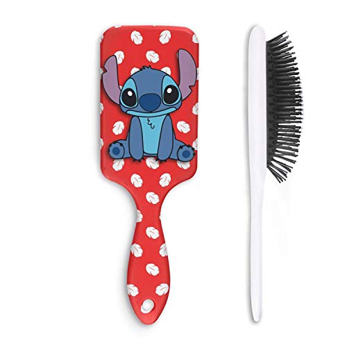 Classic Lilo & Stitch Girls hair Brush,Suitable for Girls and Childen with Ultra Soft Lilo & Stitch hair Brushes,Suitable for Curly,Straight,Wet or Dry Hair Etc All Hair Types little gril Brushes