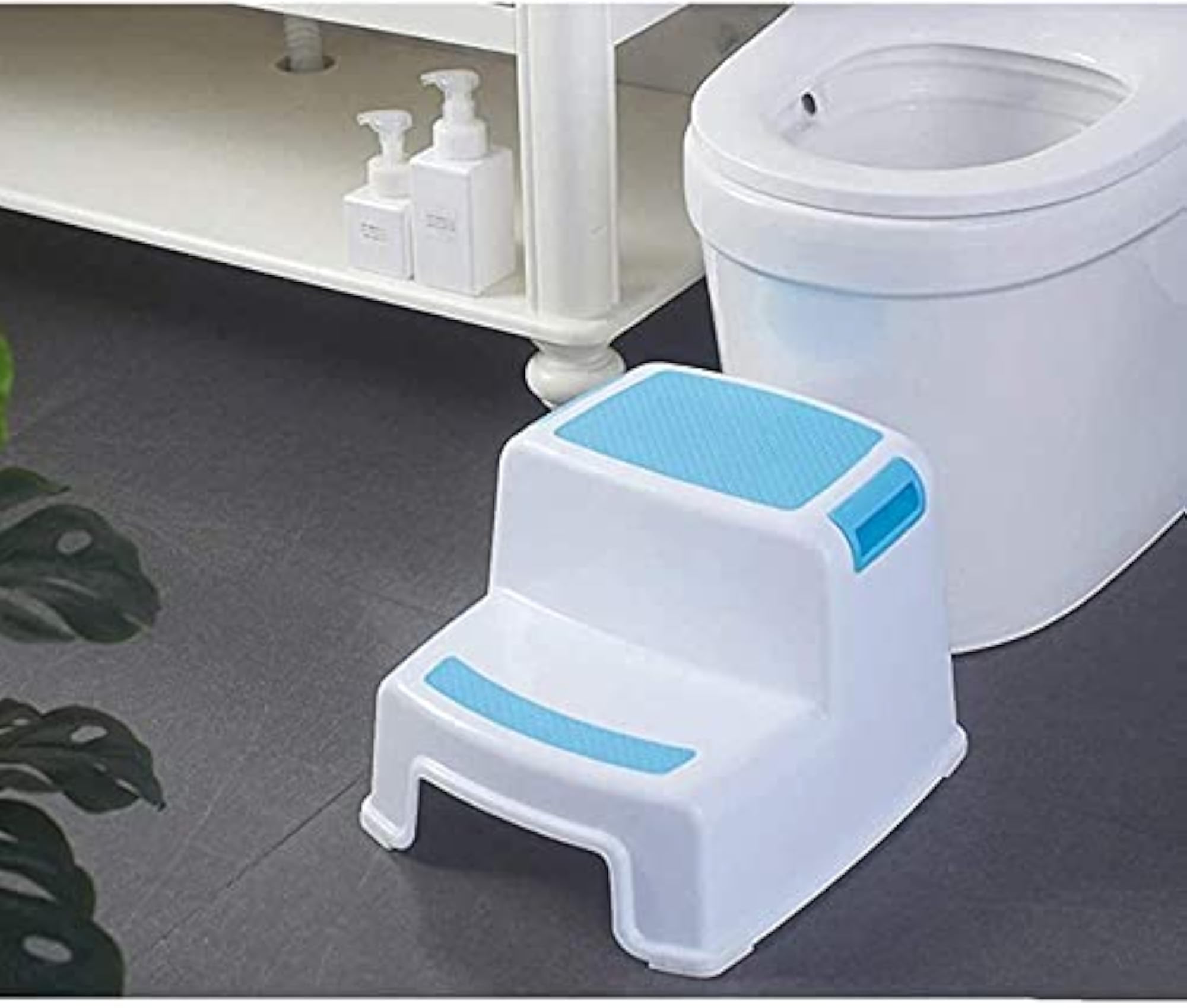 Dual Height Step Stool for Kids, Toddler's Potty Training Stool