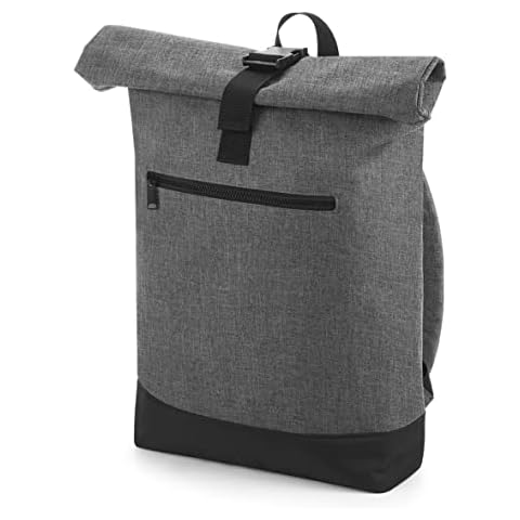 BagBase Grey Marl Roll-top Backpack Cover