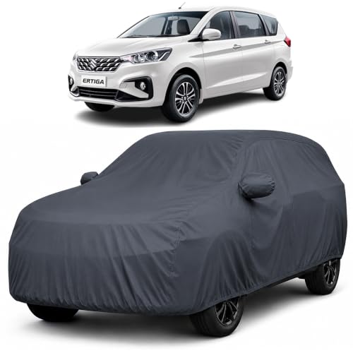 Image of Autofact Premium Car Cover for Ertiga 2025-2026 | All Weather Waterproof Full Body Car Cover | Light-Weight Triple-Stitched Outdoor Shield with UV Protection, Dustproof & Heat-Resistant
