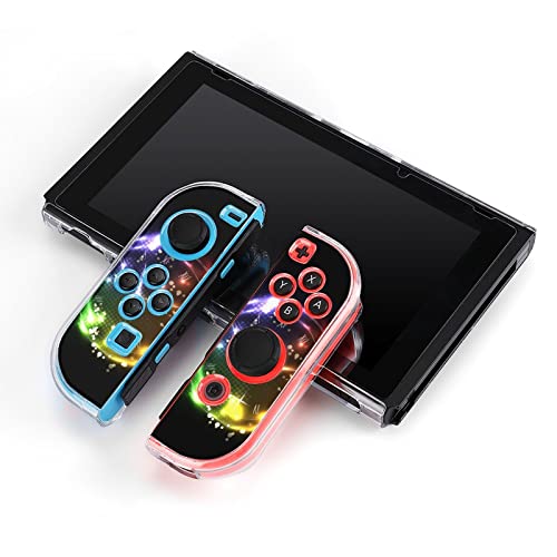 Aohanan Light Neon Clock Protective Cover Case For Nintendo Switch Hard Shell Screen Protectors For Switch And Joy-Con Cases For Girls Boys Kids #TOP2