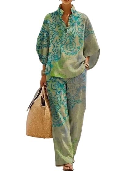 Conjunto relax verano mujer ideal para paseos maritimos y tardes de terraza 7