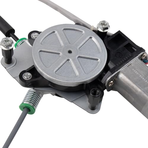 Image of TRQ Front Passenger Side Power Window Motor and Regulator Assembly Compatible with 2003-2006 Acura MDX