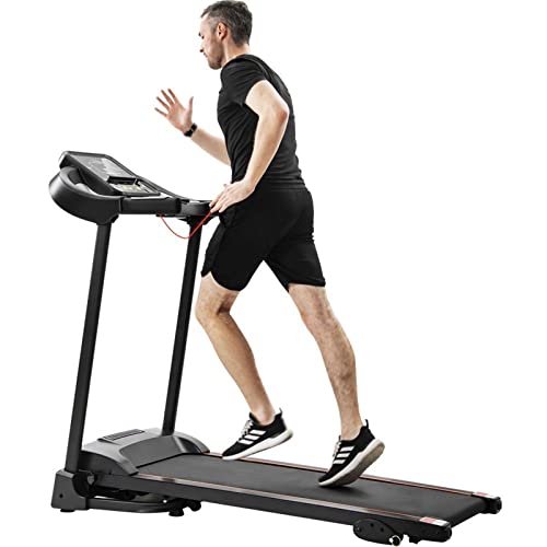 Image of Treadmill Walking Compact Easy Folding Treadmill Motorized Running with Audio Speakers and Incline Adjuster