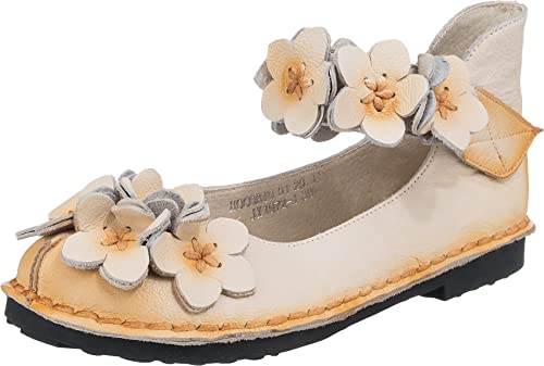 LAURA VITA Femme HOCOBIO 01 Ballet Flat, Beige, 36 EU