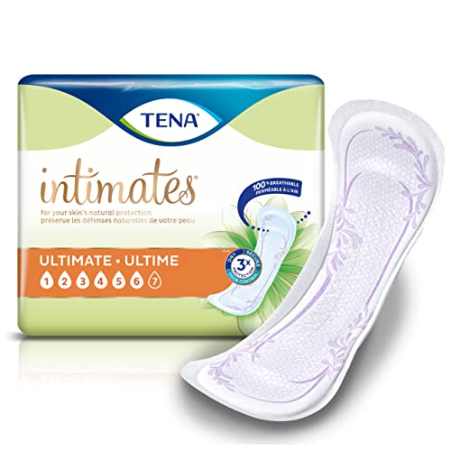 Tena Incontinence Pads, Bladder Control & Postpartum For Women, Ultimate Absorbency, Regular Length, Intimates - 99 Count #TOP3