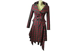 VINTAGE TARTAN SUIT: LADY'S ASYMMETRIC SKIRT WITH BLAZER