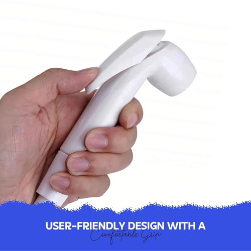 Image of Health Faucet Gun by MIORAH | ABS Jet Spray for Toilet |Leak-Proof, High Pressure, Ergonomic Toilet Faucet (Pack of 2)