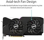 ASUS Dual NVIDIA GeForce RTX 3070 V2 OC Edition Gaming Graphics Card (PCIe 4.0, 8GB GDDR6 Memory, LHR, HDMI 2.1, DisplayPort 1.4a, Axial-tech Fan Design, Dual BIOS, Protective Backplate) (Renewed)