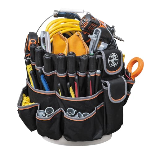 Klein Tools 55448 Seau Sac en polyester double couche ultra-résistant