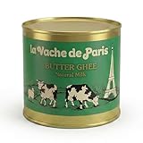Flechard Burro ghee della Normandia 400g - dieta chetogenica - senza lattosio, digeribile - chiarificato secondo la ricetta Ayurvedica - latte di mucche al pascolo - Ghi (400gr.)