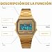 Imagen de Nicoone Reloj Digital Vintage Unisex de Acero Inoxidable