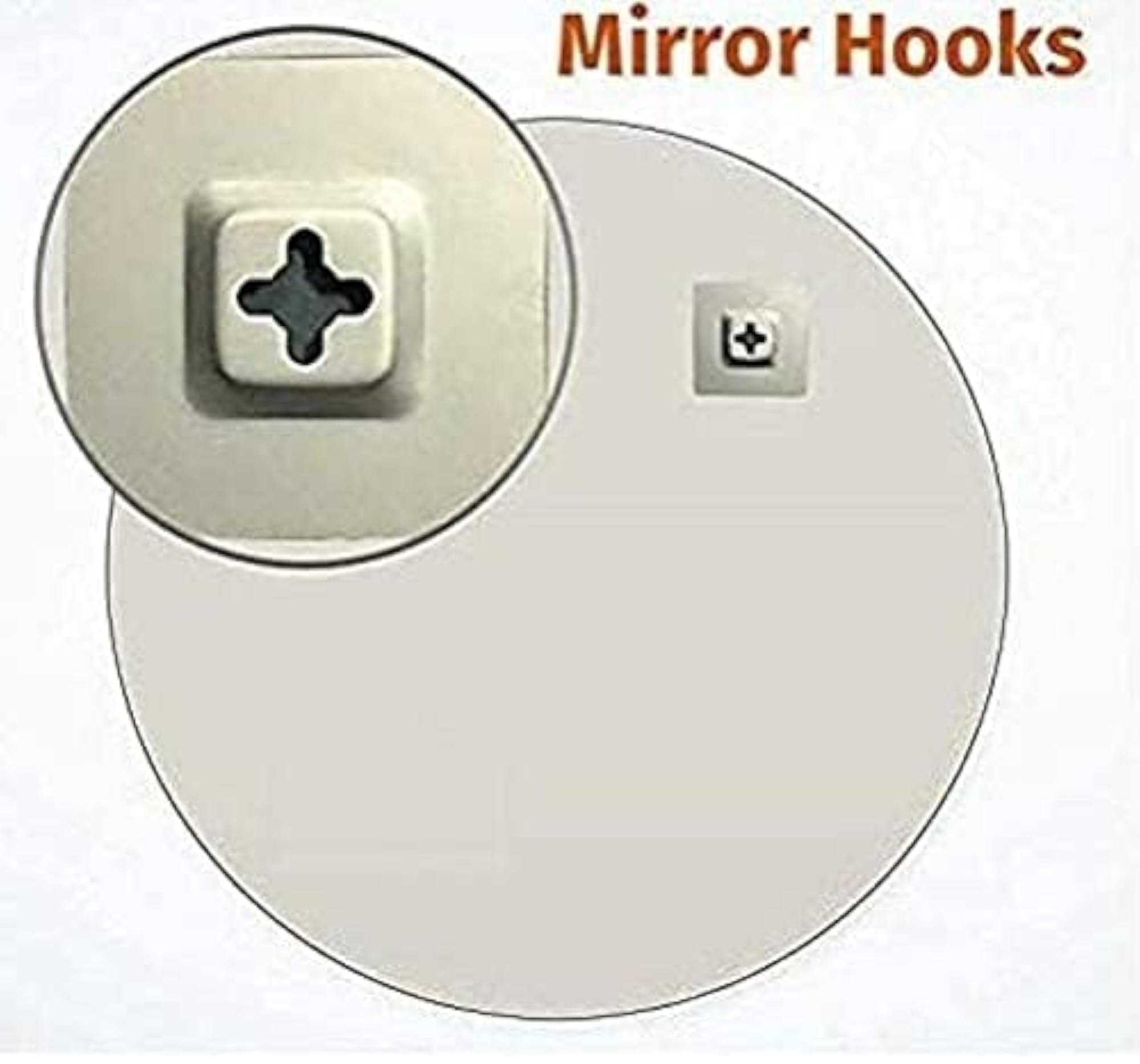 Round Shape 12x12 inch Plain Mirror Glass