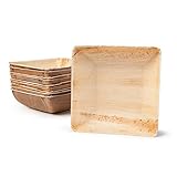 La vajilla orgánica es robusta, impermeable al agua, estable en forma, resistente a los cortes y más estable que las platos de papel ordinarias