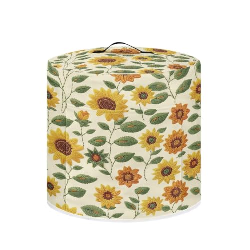Image of Sunflower Pressure Cooker Lid Cover Artistic Appliance Covers
