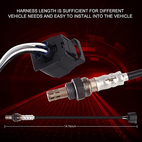 Sensor de oxígeno pack de 4 compatible con Dodge y Jeep miniatura 4