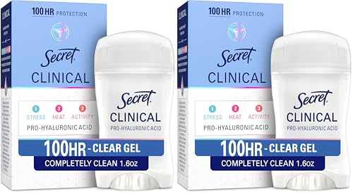 Secret Clinical Strength Clear Gel Completely Clean