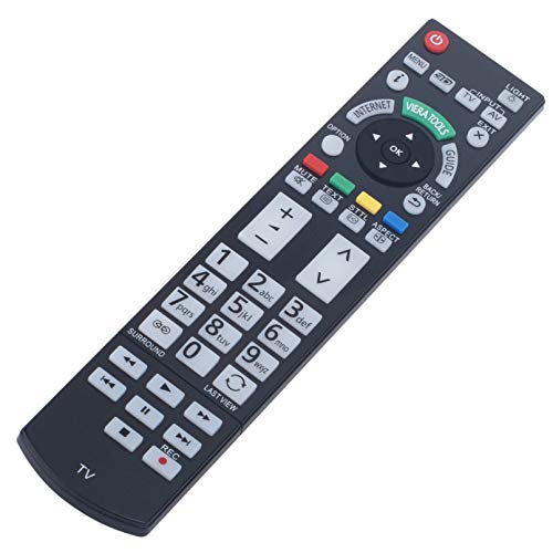 ALLIMITY N2QAYB000715 Remote Control Replace for Panasonic Viera TV TX-L42ET50E TX-L42ETW50 TX-L55DT50Y TX-L55WT50B TX-P42ST50Y TX-P42STW50 TX-P50ST50E TX-P50ST50Y TX-P65STW50 - Image 2