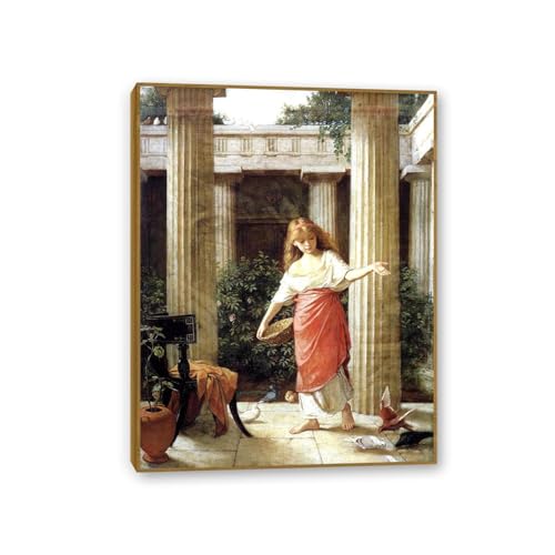 Toile John William Waterhouse romantique pour créer une ambiance élégante dans votre salon
