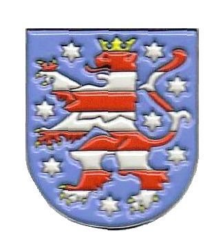 Preisvergleich Produktbild Pin Anstecker Thüringen Wappen