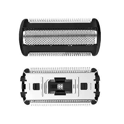 BG2000 Replacement Heads Compatible with Philips norelco bodygroom 7000, 2 Pack Bodygroom Replacement Foil Heads for BG5025, BG7030, BG7040, BG2030, BG2040-Wet Dry Use