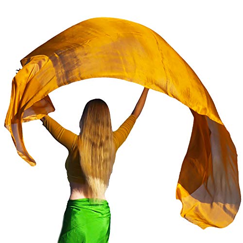 Womens 100% Silk Lightweight Dance Scarves Shawls Veils Wraps Solid Colors