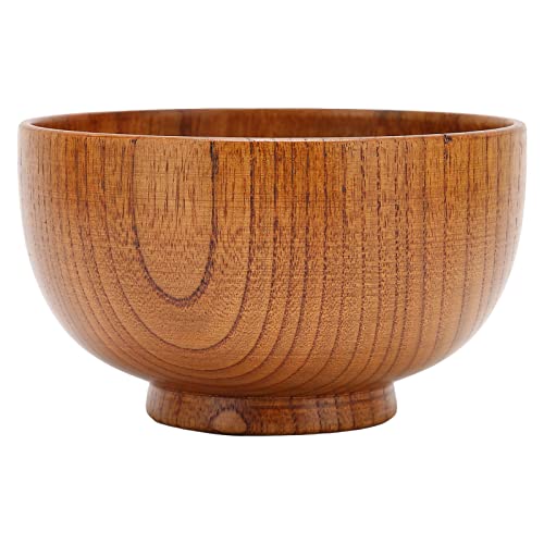 Syuanmuer Holznudelschüssel, Salatschüssel aus Holz im japanischen Stil, Salatschüssel, Suppenschüssel, Reisschüssel für das Heimrestaurant Cover
