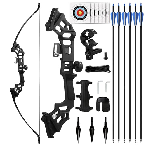SERfawnCH Pfeil und Bogen Set Recurvebogen Set 30/40LBS 51' für Rechtshänder Erwachsene -...